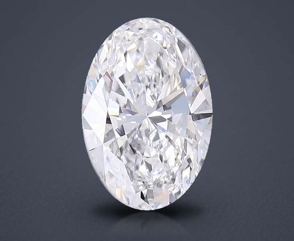 8.21 Carat Oval Lab Diamond