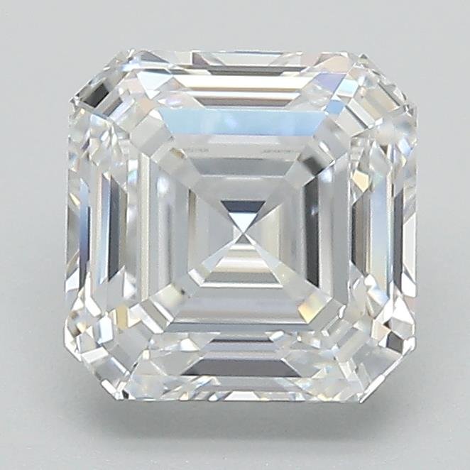 2.05ct D VS1 Rare Carat Ideal Cut Asscher Lab Grown Diamond