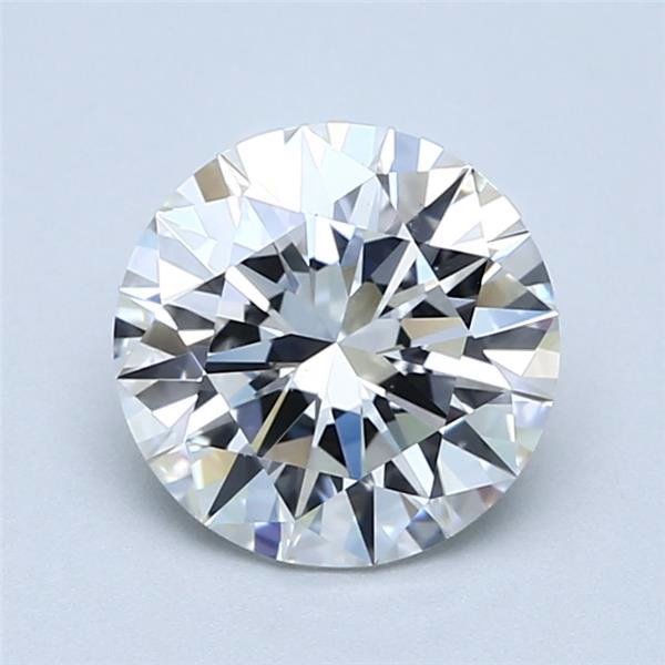 1.73ct H VS2 Rare Carat Ideal Cut Round Diamond