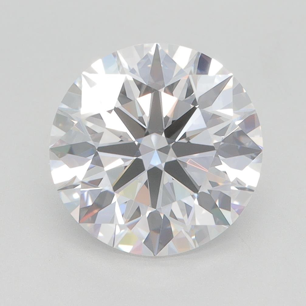 3.01ct D VS1 Rare Carat Ideal Cut Round Lab Grown Diamond