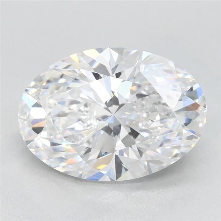 2.66ct D VVS1 Very Good Cut Oval Lab Grown Diamond