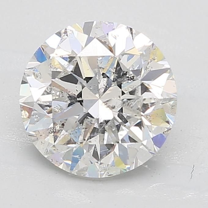 3.01ct F SI2 Very Good Cut Round Diamond