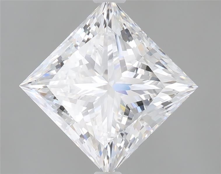 2.10ct D VVS2 Rare Carat Ideal Cut Princess Lab Grown Diamond