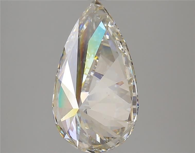 4.08ct I VS1 Rare Carat Ideal Cut Pear Lab Grown Diamond