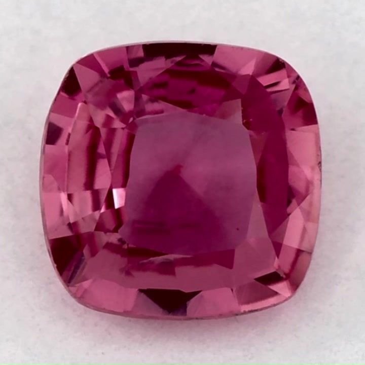 1.15 Carat Pink Cushion Sapphire