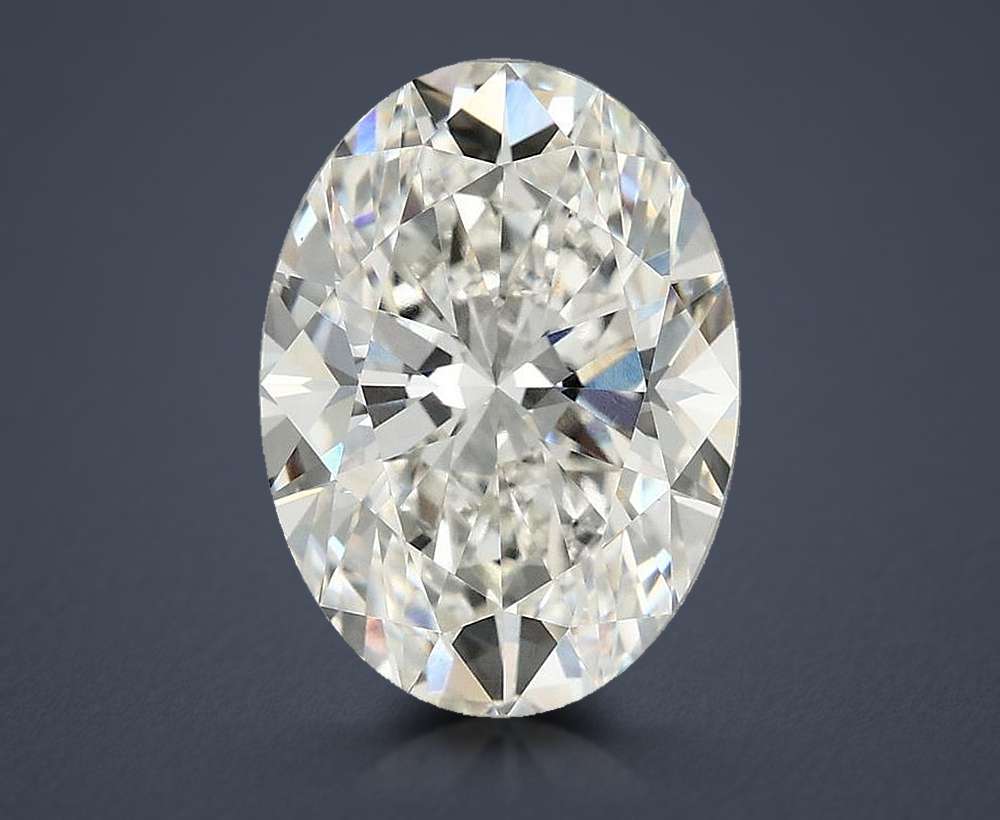 3.92 Carat Oval Lab Diamond