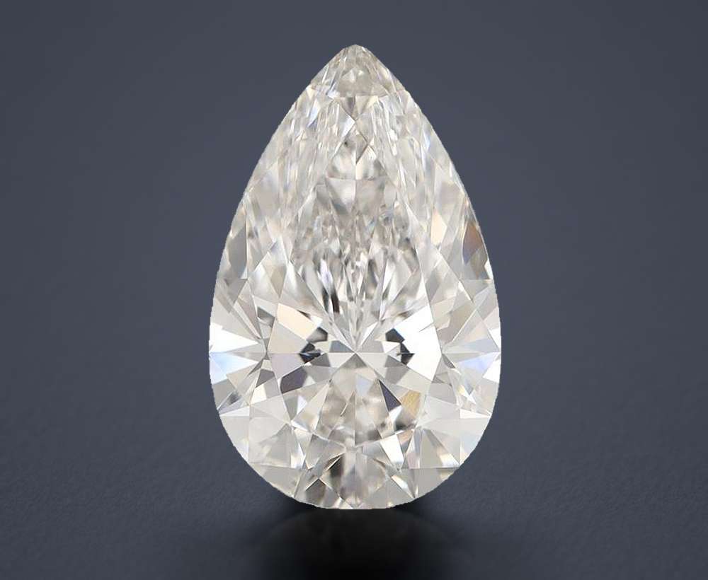 6.38 Carat Pear Lab Diamond