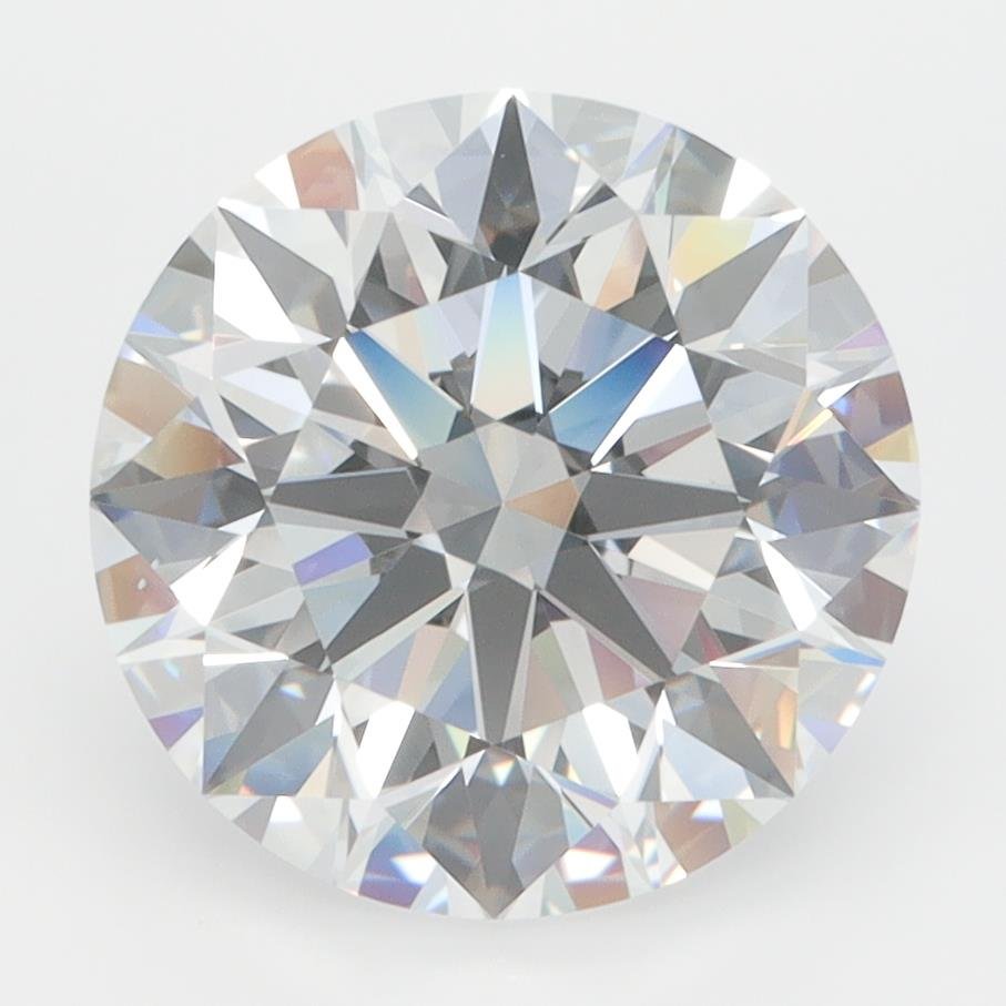 4.06ct D VS1 Rare Carat Ideal Cut Round Lab Grown Diamond