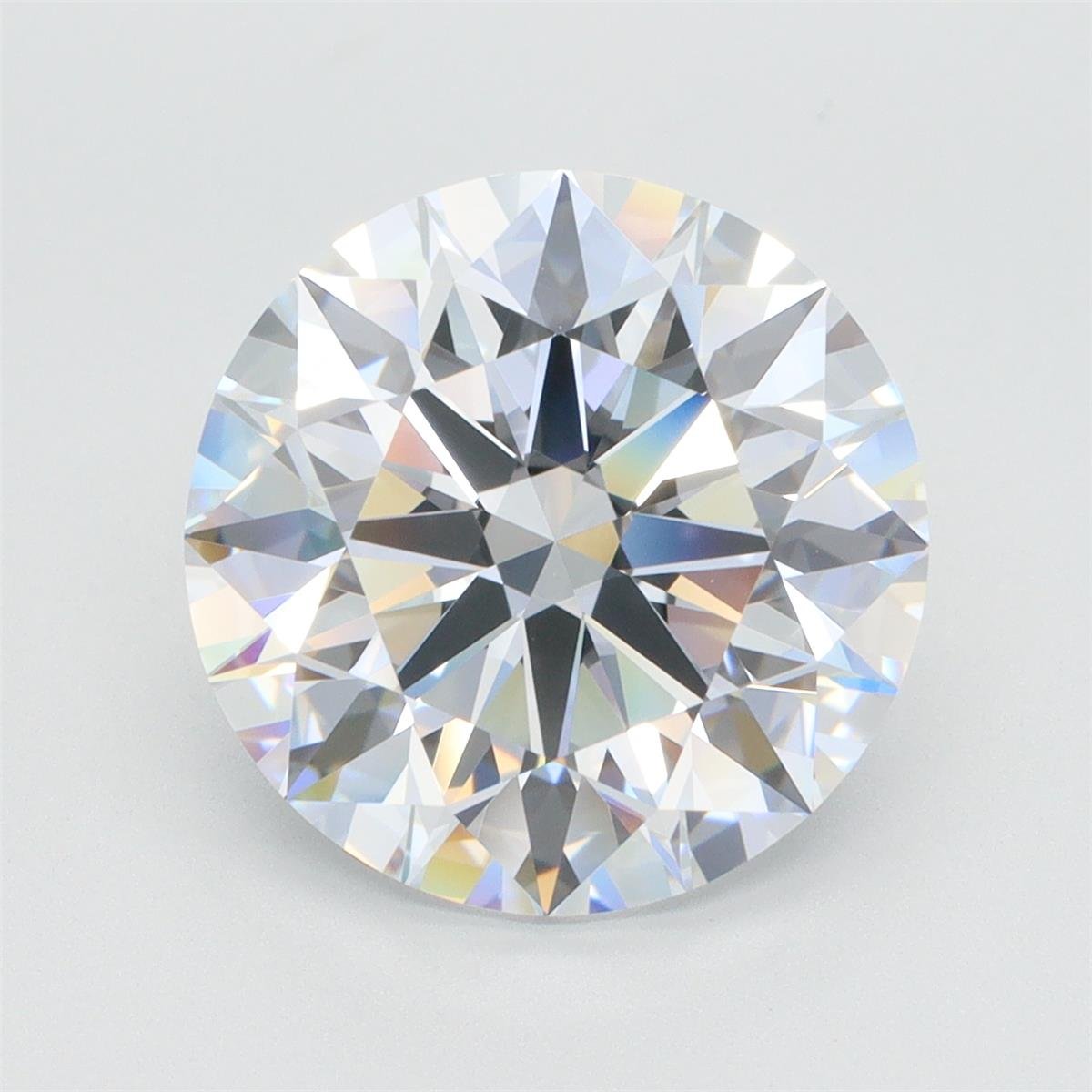 6.10ct F VVS1 Rare Carat Ideal Cut Round Lab Grown Diamond