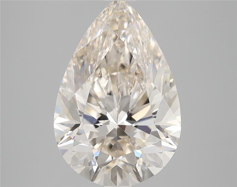 2.54ct I VS1 Rare Carat Ideal Cut Pear Lab Grown Diamond