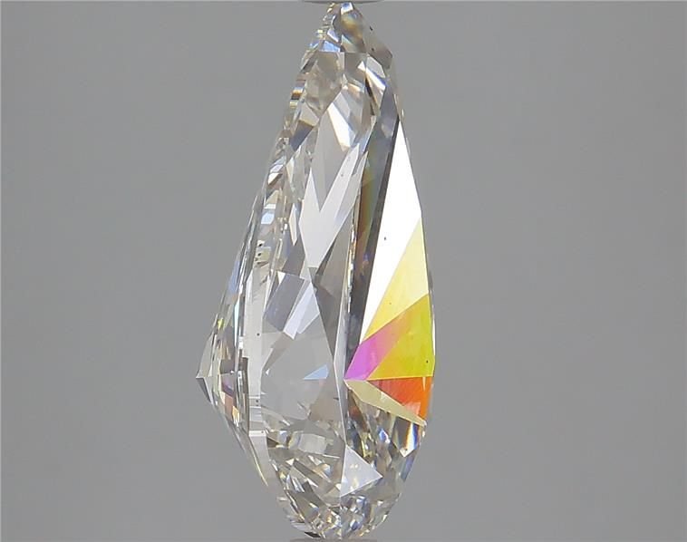 4.03ct H VS2 Rare Carat Ideal Cut Pear Lab Grown Diamond