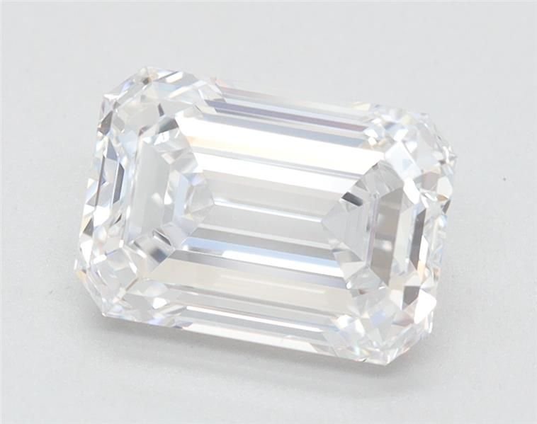 1.53ct D VVS1 Rare Carat Ideal Cut Emerald Lab Grown Diamond