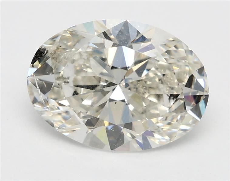 1.71ct I SI2 Rare Carat Ideal Cut Oval Lab Grown Diamond