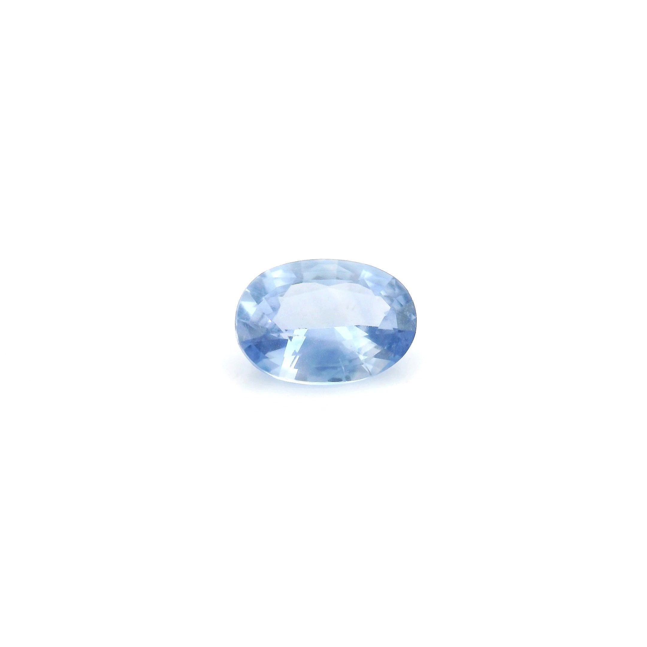0.83 Carat Blue Oval Sapphire