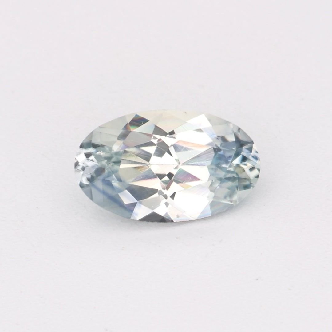 0.24 Carat Green Oval Sapphire