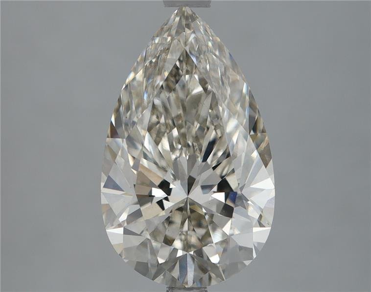 3.08ct I VS2 Rare Carat Ideal Cut Pear Lab Grown Diamond