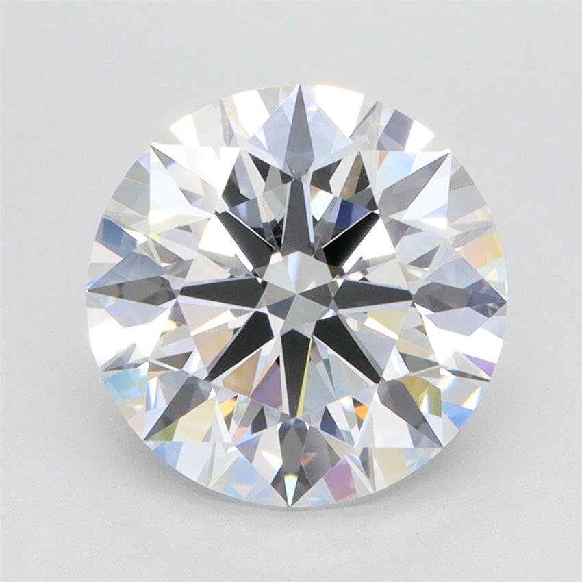 3.22ct E VVS2 Rare Carat Ideal Cut Round Lab Grown Diamond