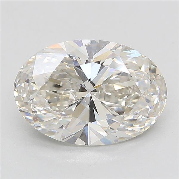 3.00ct H VS1 Rare Carat Ideal Cut Oval Lab Grown Diamond