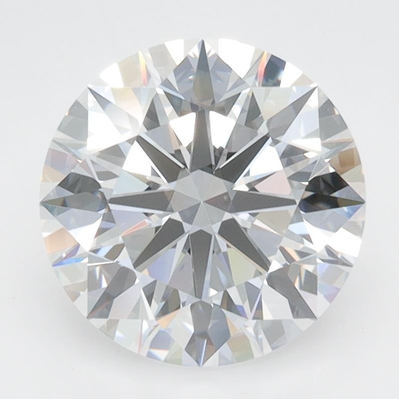 2.63ct D VVS2 Rare Carat Ideal Cut Round Lab Grown Diamond