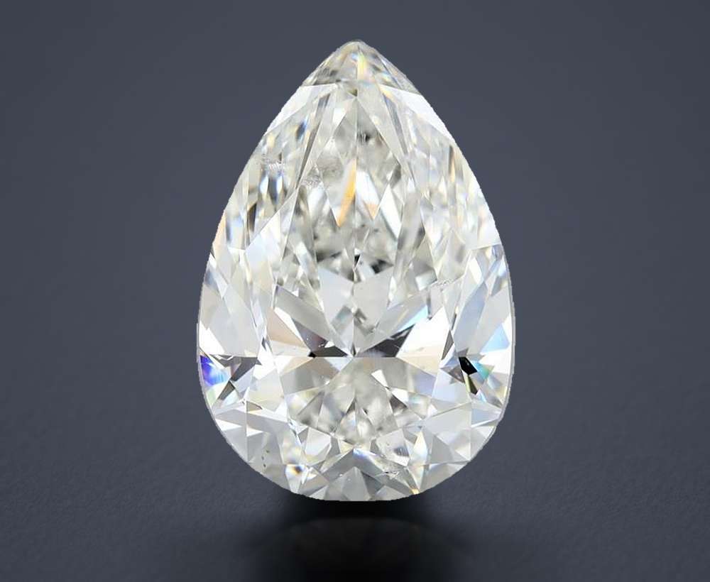 4.50 Carat Pear Natural Diamond