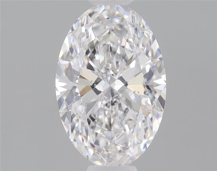 0.91ct E SI1 Rare Carat Ideal Cut Oval Lab Grown Diamond