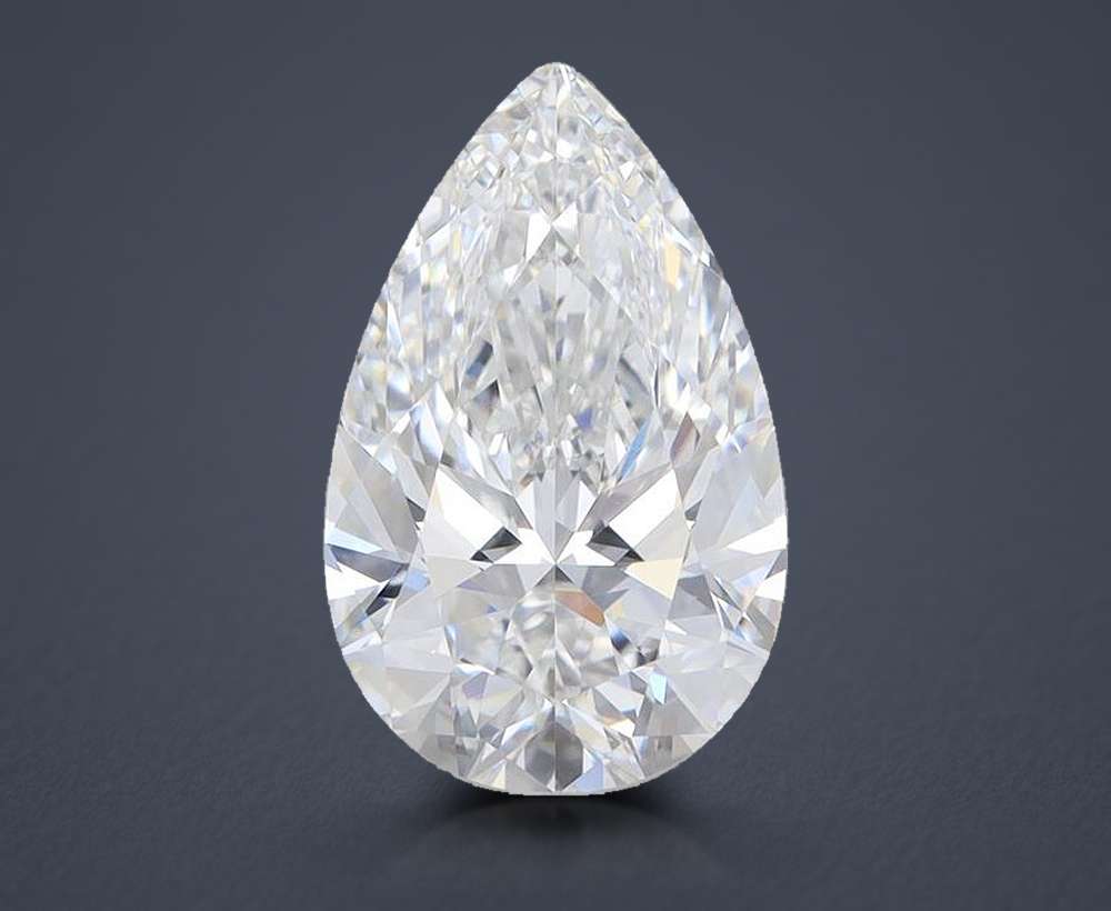 3.56 Carat Pear Lab Diamond