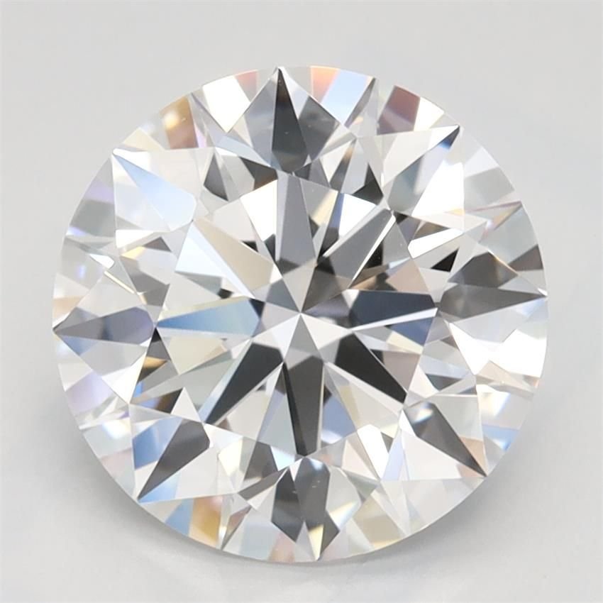 2.42ct D IF Rare Carat Ideal Cut Round Lab Grown Diamond