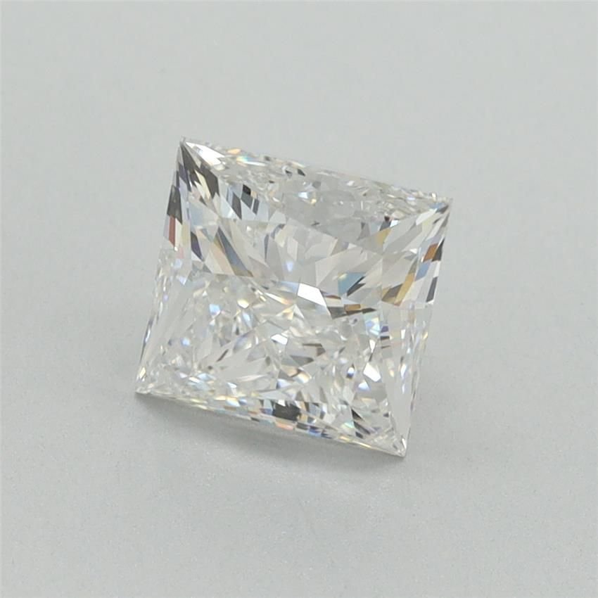 1.51ct E VVS2 Rare Carat Ideal Cut Princess Lab Grown Diamond