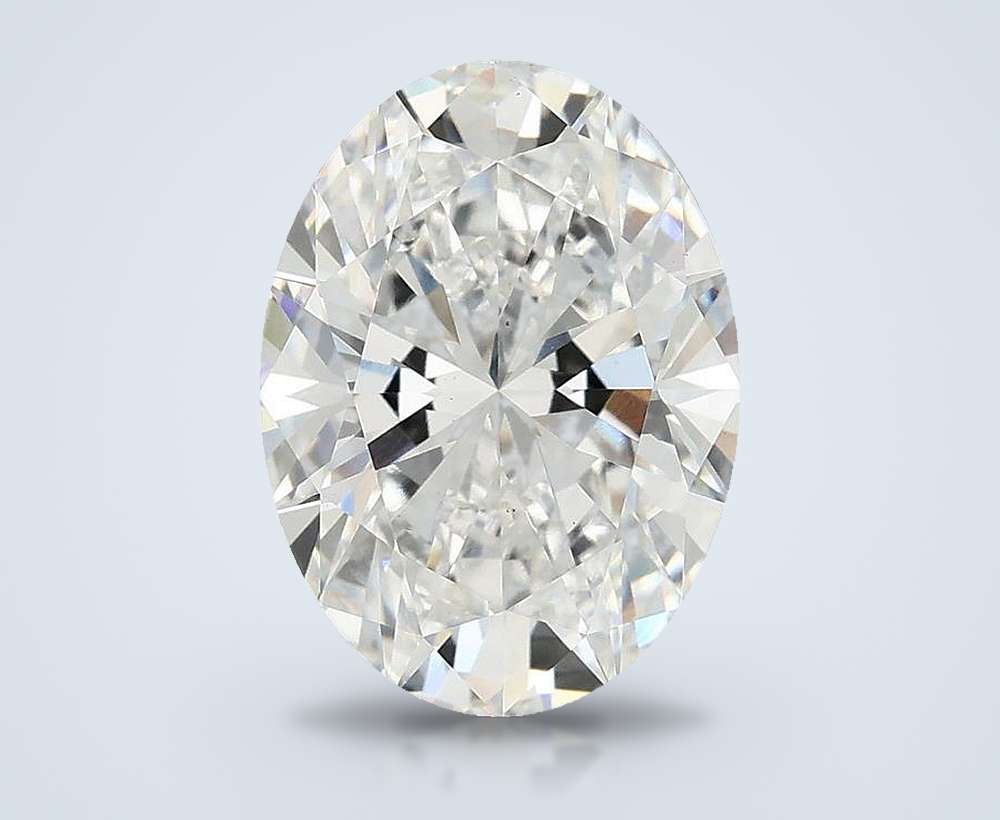 3.74 Carat Oval Lab Diamond