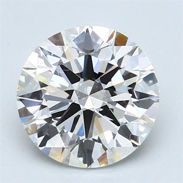 2.00ct F VS2 Rare Carat Ideal Cut Round Diamond