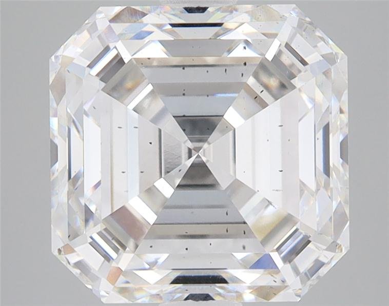 5.42ct G SI1 Rare Carat Ideal Cut Asscher Lab Grown Diamond