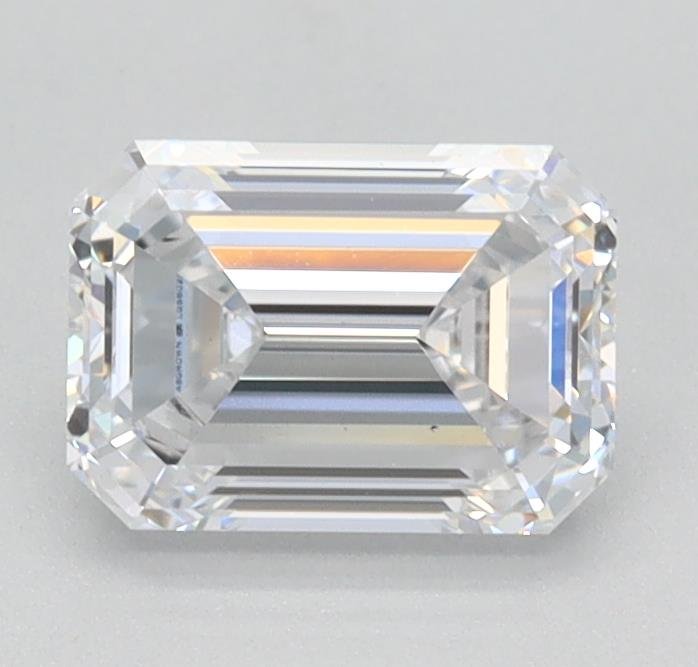 0.90ct D VS2 Excellent Cut Emerald Lab Grown Diamond
