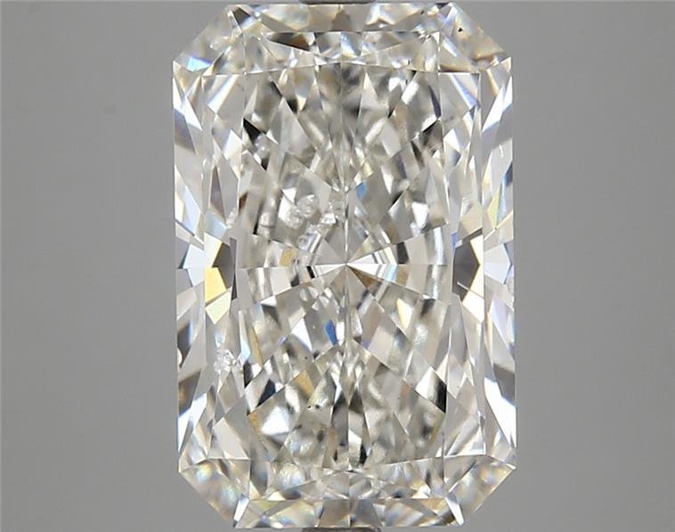 5.17ct G SI1 Rare Carat Ideal Cut Radiant Lab Grown Diamond