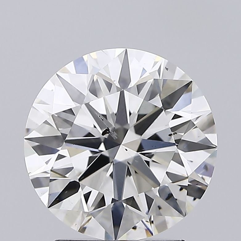 2.51ct H SI2 Rare Carat Ideal Cut Round Lab Grown Diamond