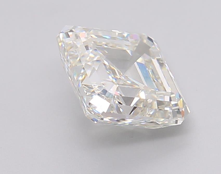 3.07ct H VS2 Excellent Cut Asscher Lab Grown Diamond