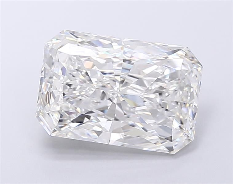 8.04ct F VVS2 Excellent Cut Radiant Lab Grown Diamond
