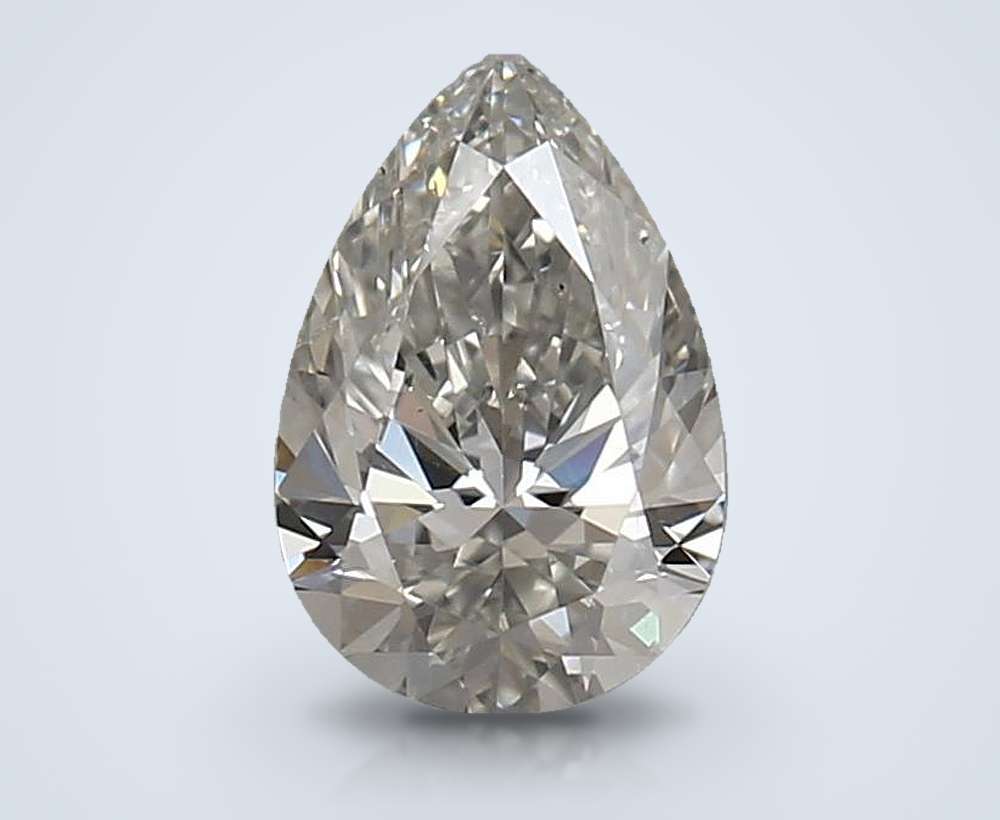 0.60 Carat Pear Natural Diamond