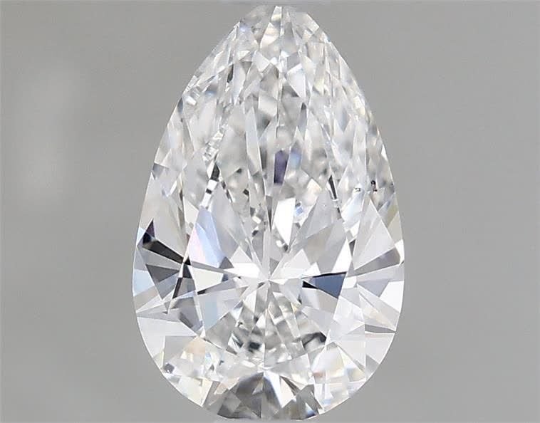 0.67ct E VS2 Rare Carat Ideal Cut Pear Lab Grown Diamond