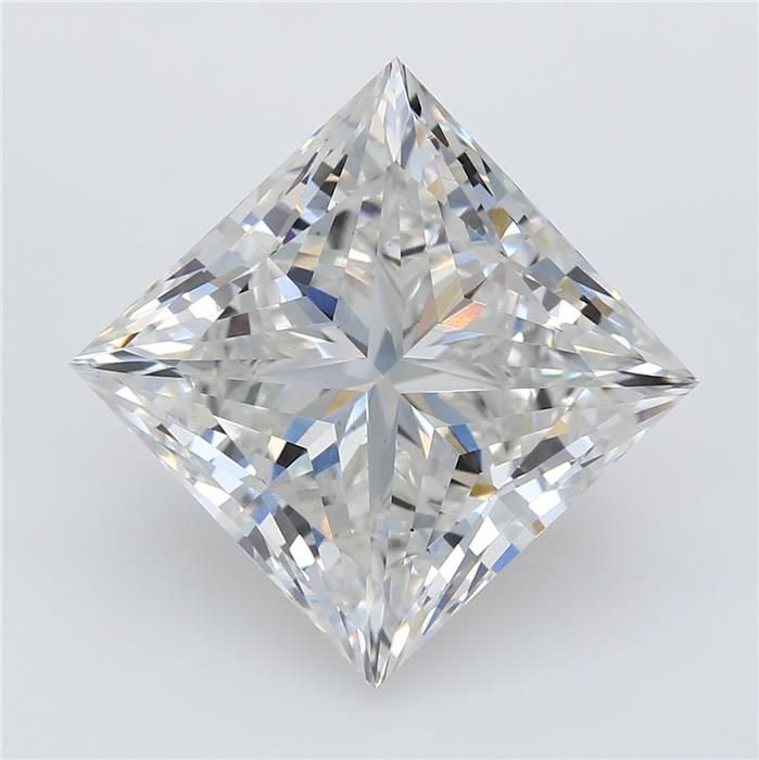 8.01ct G VS1 Excellent Cut Princess Lab Grown Diamond