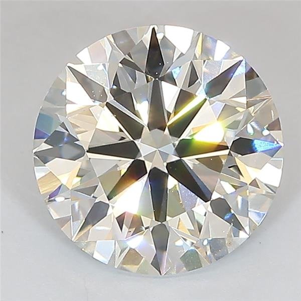 3.02ct J SI1 Rare Carat Ideal Cut Round Lab Grown Diamond