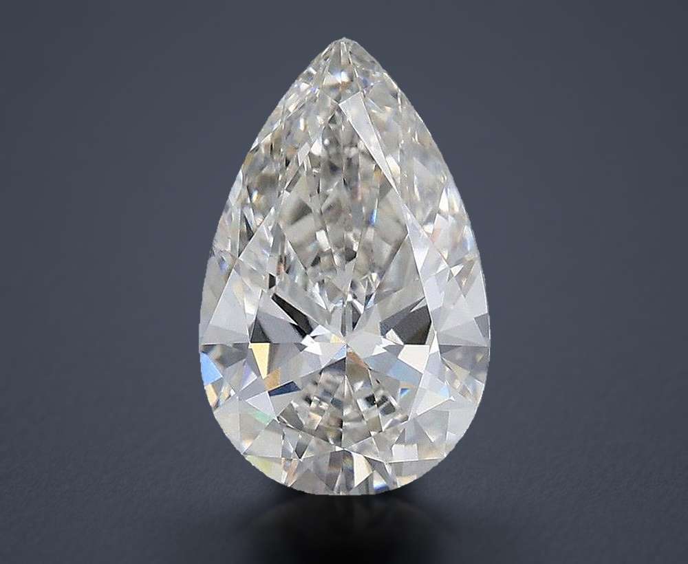 2.00 Carat Pear Lab Diamond