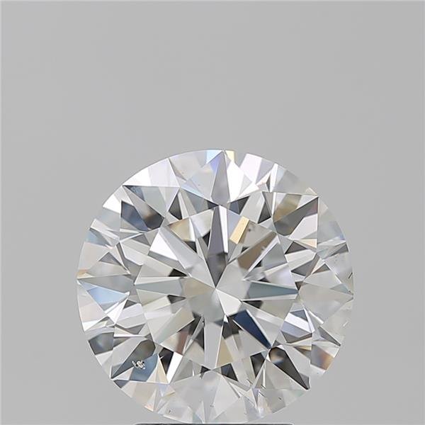 4.03ct E SI1 Rare Carat Ideal Cut Round Diamond