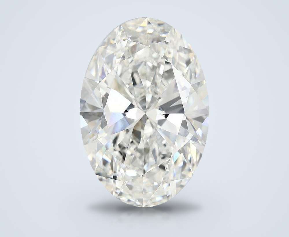 9.68 Carat Oval Lab Diamond