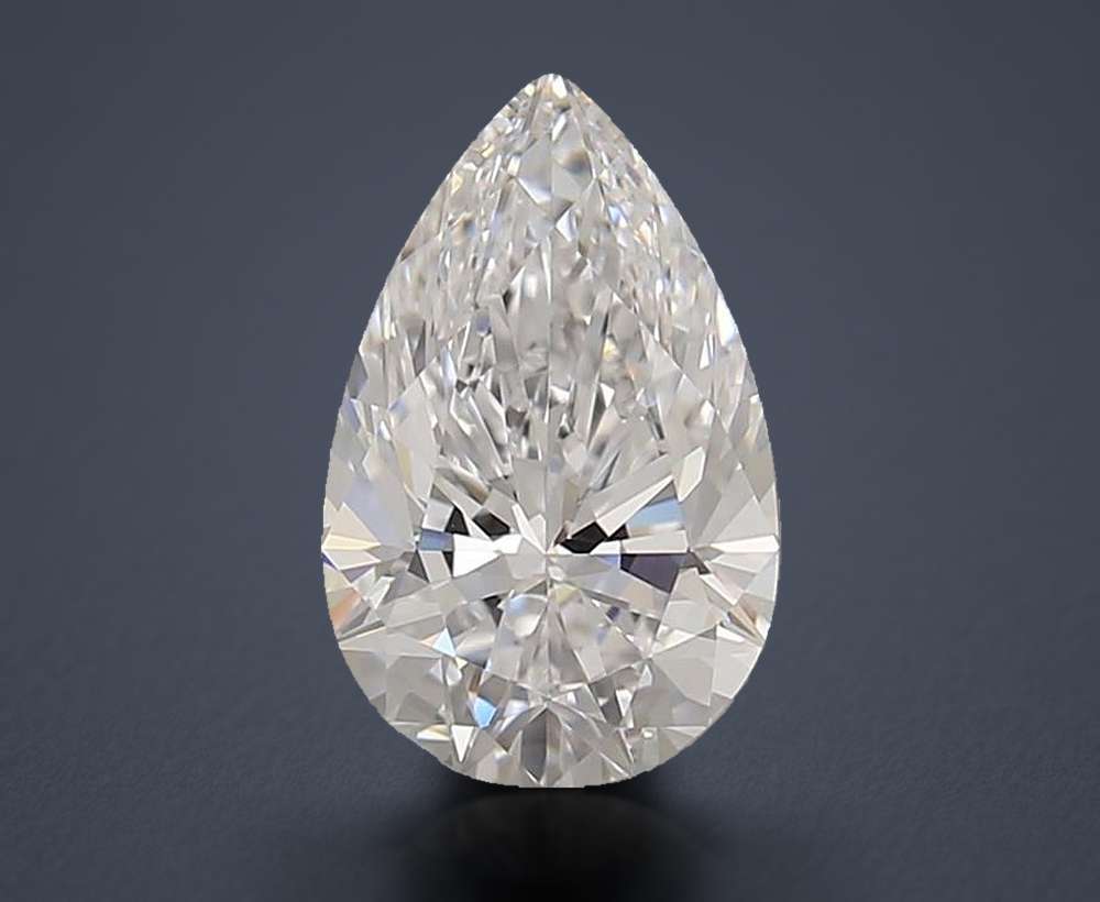 2.00 Carat Pear Lab Diamond