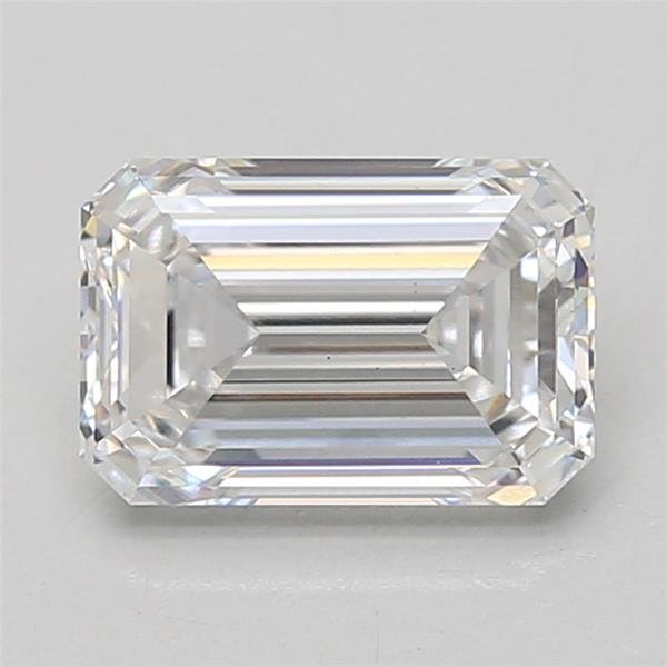 2.27ct D VS1 Rare Carat Ideal Cut Emerald Lab Grown Diamond