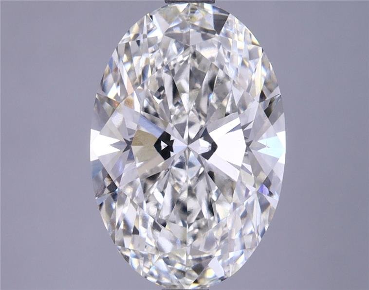 3.35ct H VS2 Rare Carat Ideal Cut Oval Lab Grown Diamond