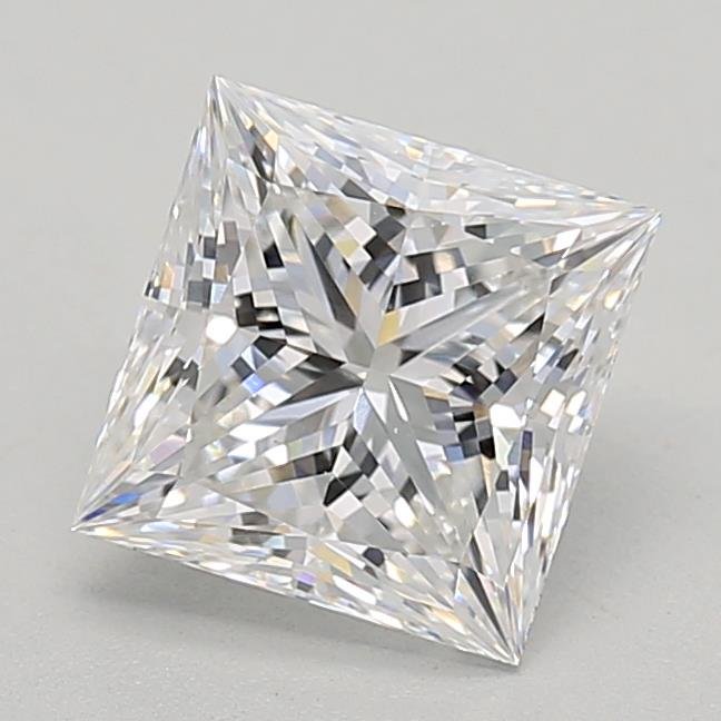 1.54ct E VVS2 Rare Carat Ideal Cut Princess Lab Grown Diamond