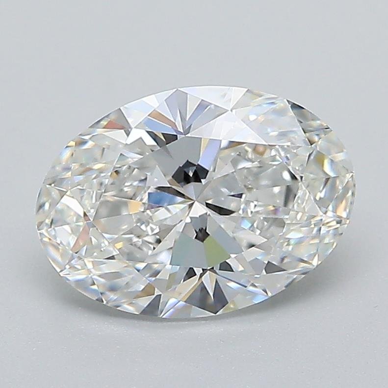 1.57ct F VVS2 Rare Carat Ideal Cut Oval Lab Grown Diamond