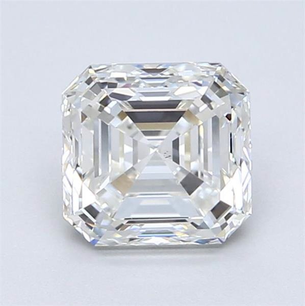 1.70ct G VS2 Rare Carat Ideal Cut Asscher Diamond