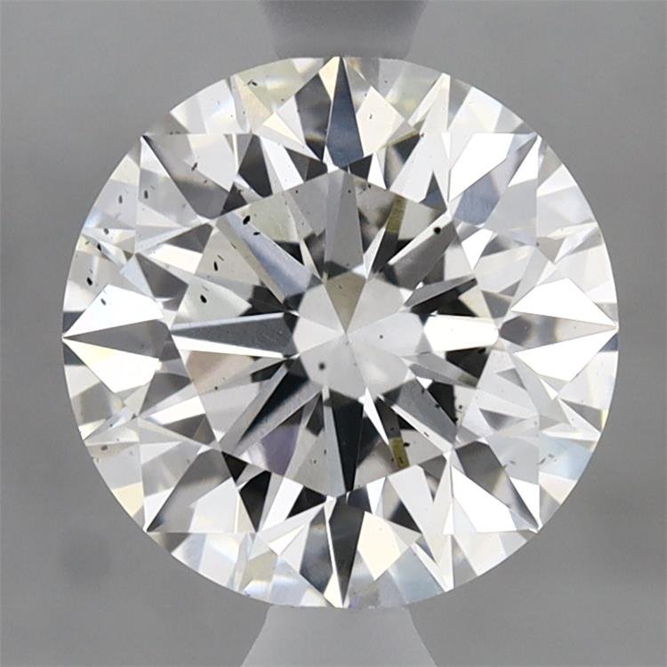 2.04ct F SI1 Rare Carat Ideal Cut Round Lab Grown Diamond